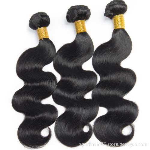 High Quality Brazilian Raw Hair Closure Human Hair Weave Bundles Frontal Deep Wave Human Hair Bundles With Closure